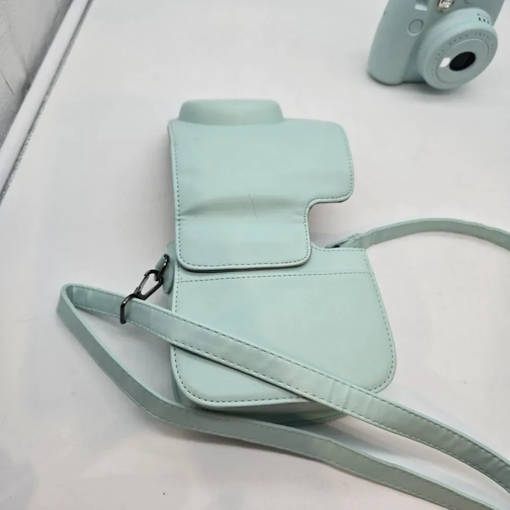 Fujifilm Instax Mini 9 Instant Film Camera Ice Blue w/ Ice Blue Case